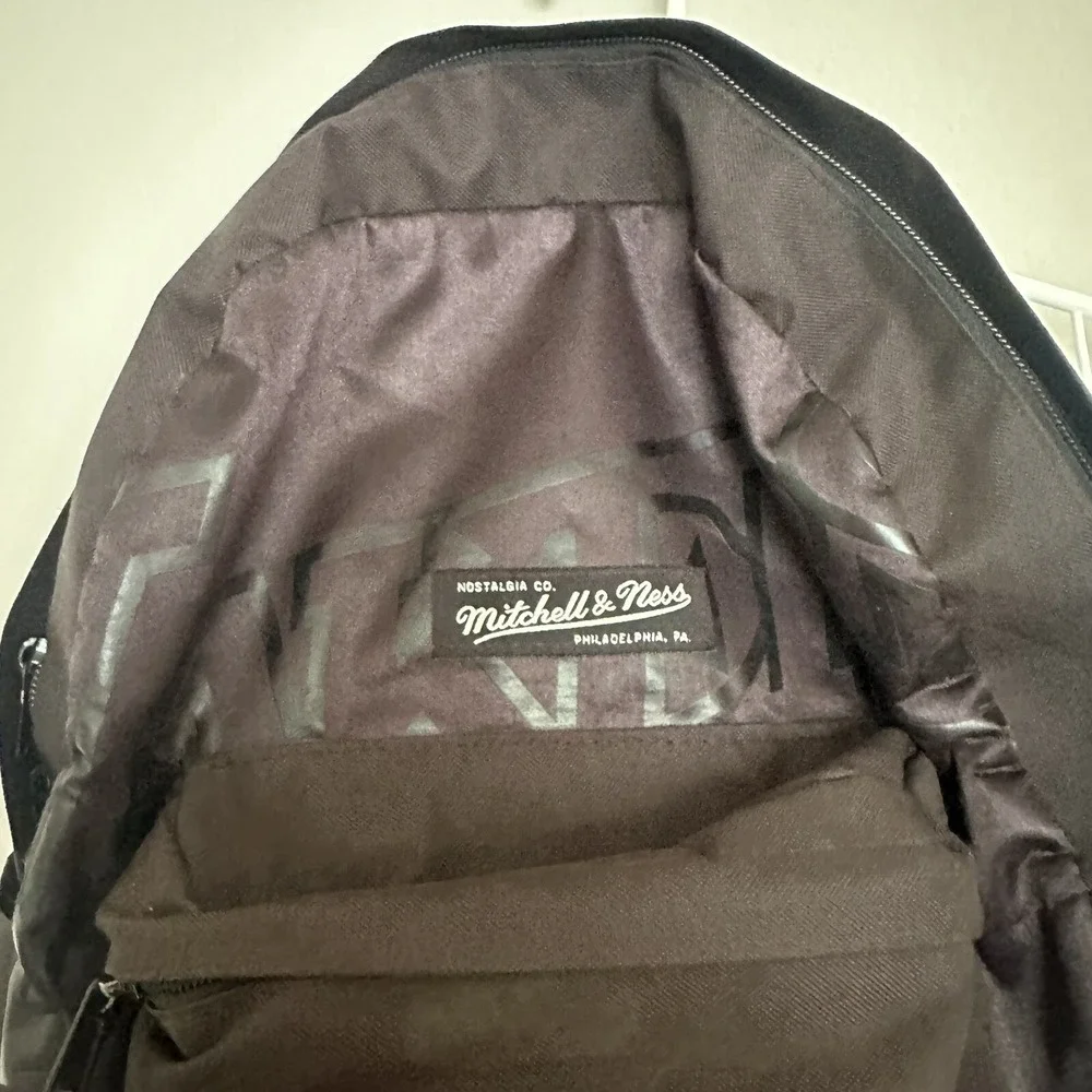 MITCHELL & NESS LA Lakers Backpack Has Some Small Holes Cosmetic 17‎ X 13